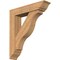 Ekena Millwork Funston Traditional Smooth Bracket w/ Offset Brace, Western Red Cedar, 7 1/2"W x 34"D x 38"H BKT0806X34X38FST01SWR - alternate 1